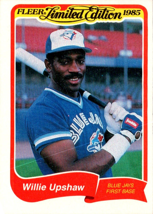 1985 Fleer Limited Edition Willie Upshaw #41