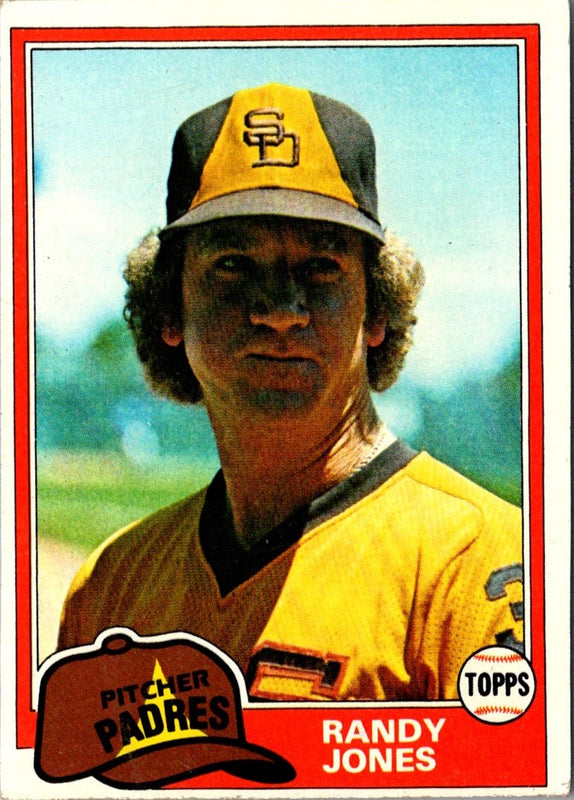 1981 Topps Randy Jones #458