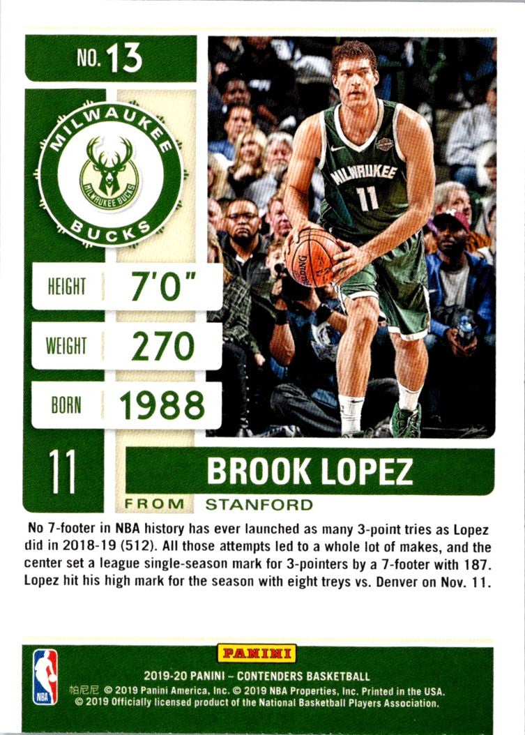 2020 Panini Brook Lopez