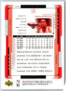 2001 Upper Deck MVP Shareef Abdur-Rahim