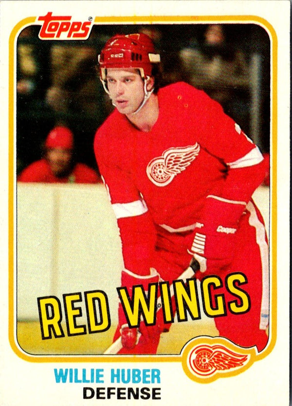 1981 O-Pee-Chee Willie Huber #89