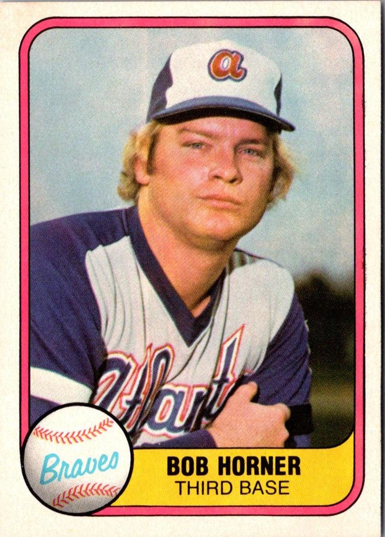 1981 Fleer Bob Horner