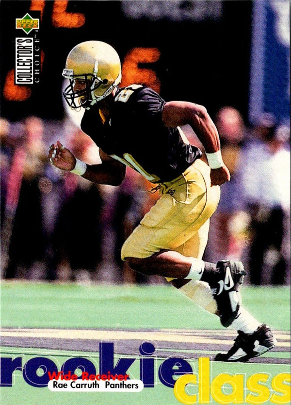 1997 Collector's Choice Rae Carruth #24 Rookie