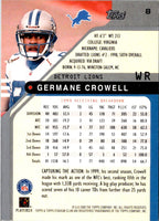 2000 Stadium Club Germane Crowell #8