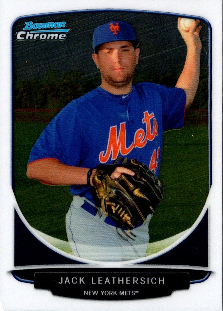 2013 Bowman Chrome Prospects Jack Leathersich