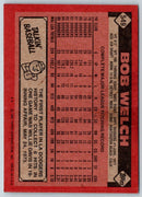 1986 Topps Bob Welch