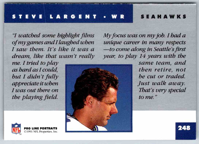 1991 ProLine Steve Largent
