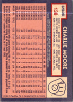 1984 O-Pee-Chee Charlie Moore #138