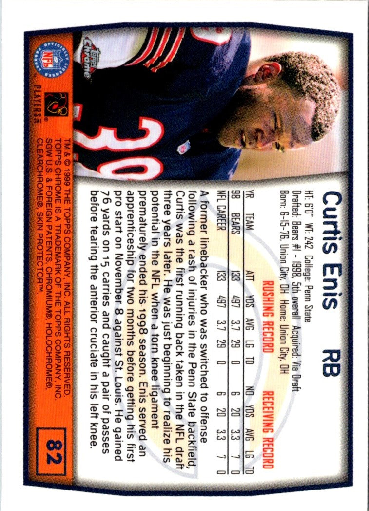 1999 Topps Chrome Curtis Enis