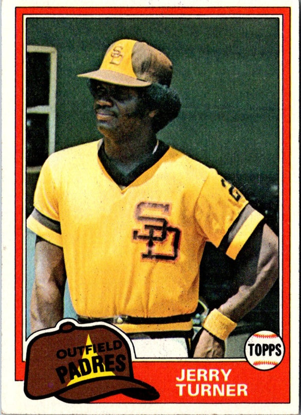 1981 Topps Jerry Turner #285