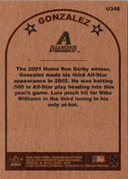 2002 Fleer Tradition Update Luis Gonzalez #U346