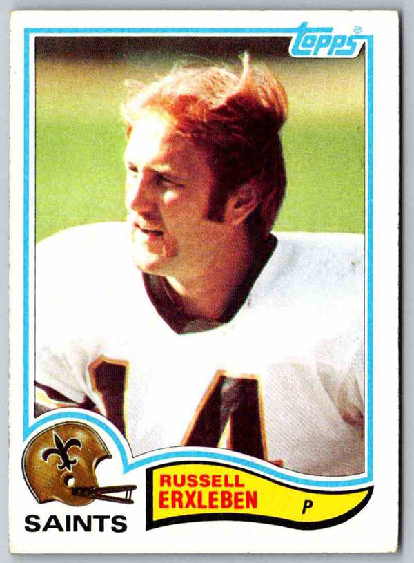 1982 Topps Russell Erxleben #405