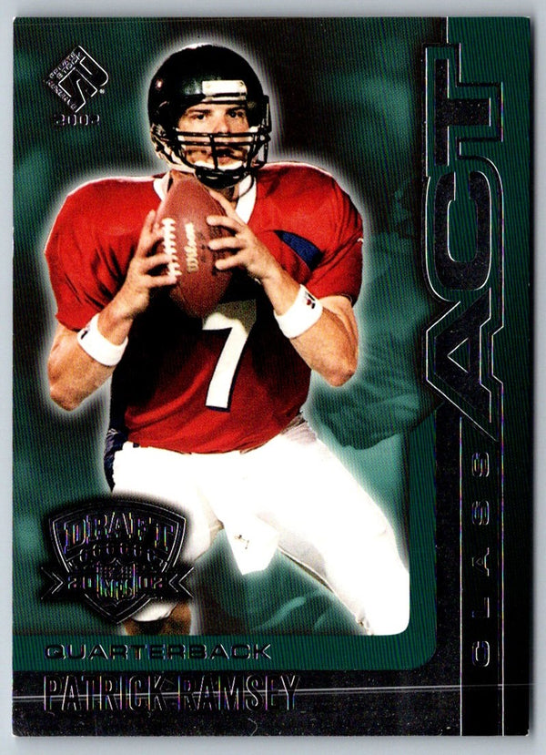 2002 Pacific Private Stock Reserve Class Act Patrick Ramsey #16