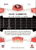 2008 Score Super Bowl XLIII Nate Clements #277