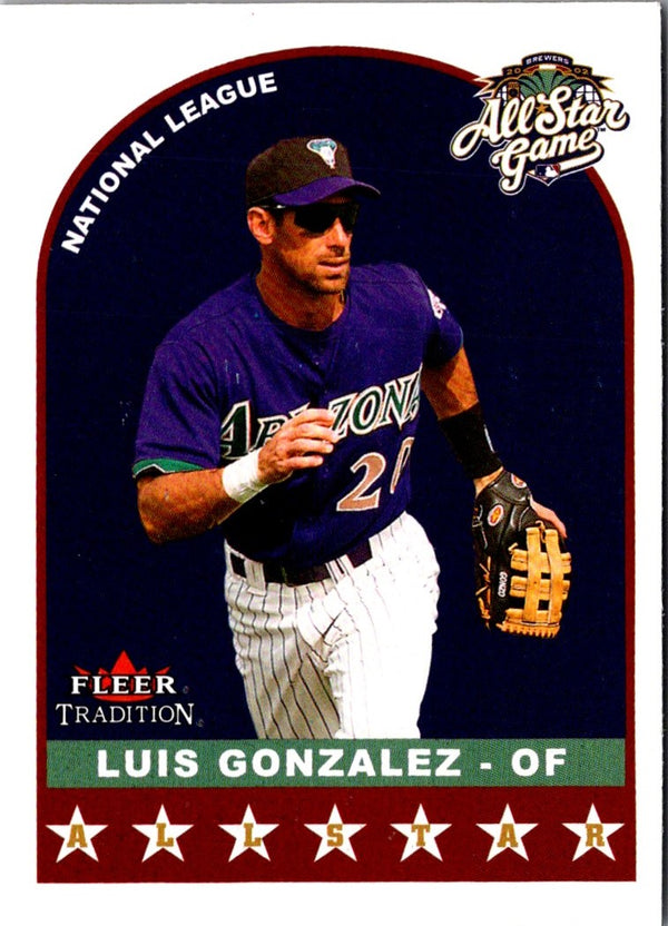 2002 Fleer Tradition Update Luis Gonzalez #U346