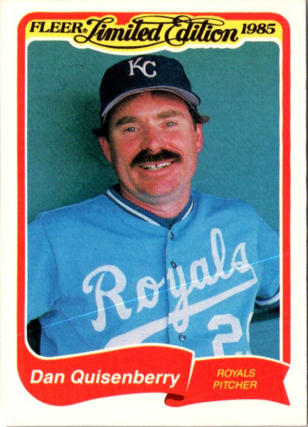 1985 Fleer Limited Edition Dan Quisenberry #25