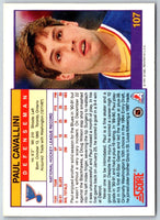 1991 Score Paul Cavallini #107