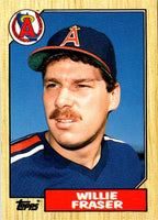 1987 Topps Traded Willie Fraser #35T