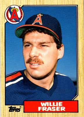 1987 Topps Traded Willie Fraser #35T