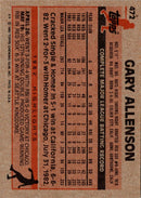 1983 Topps Gary Allenson