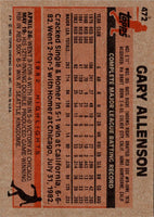1983 Topps Gary Allenson #472 EX
