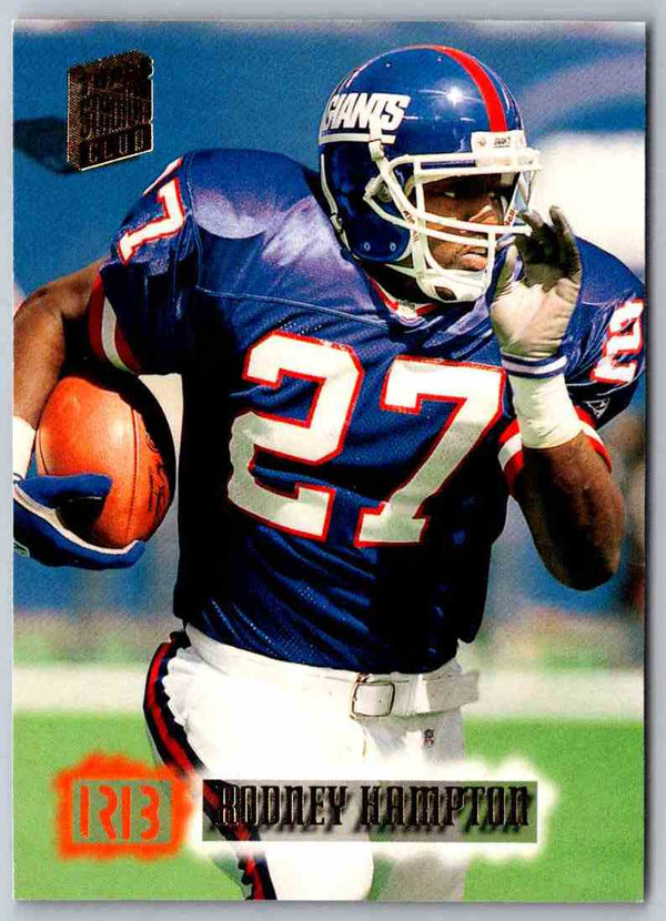 1994 Topps Stadium Club Football Rodney Hampton #470