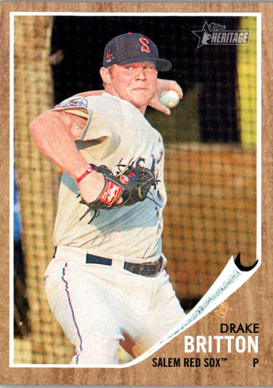 2011 Topps Heritage Minor League Drake Britton #68