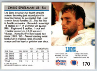 1992 Proset Chris Spielman #170