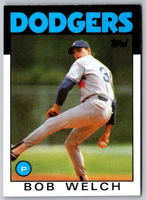 1986 Topps Bob Welch #549