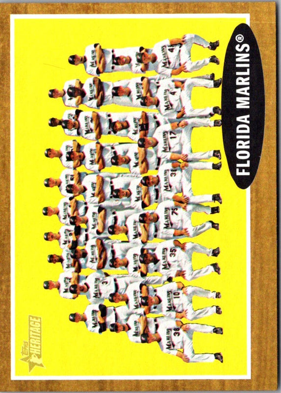 2011 Topps Heritage Florida Marlins #192