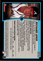 2001 Bowman Draft Picks & Prospects Richard Lewis #BDP105 Rookie