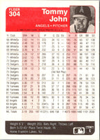 1985 Fleer Tommy John #304