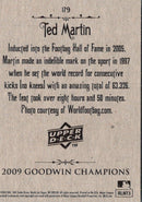 2009 Upper Deck Goodwin Champions Ted Martin