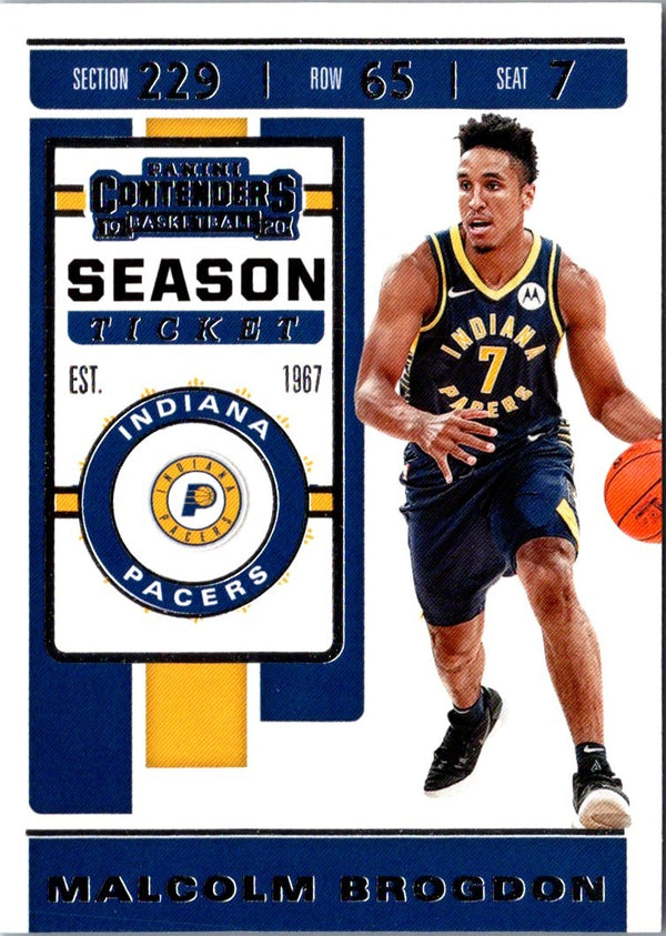 2019 Panini Contenders Malcolm Brogdon #74