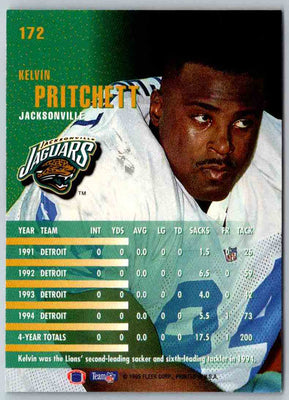 1995 Fleer Kelvin Pritchett #172