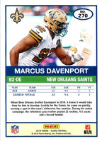 2019 Score Marcus Davenport #270