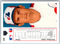 1991 Upper Deck Final Edition Chris Haney #23F Rookie