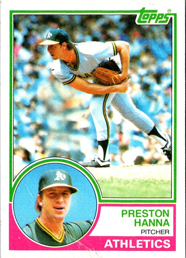 1983 Topps Preston Hanna #127