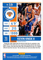 2019 Panini Contenders Kevin Knox II #59
