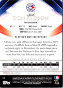 2017 Bowman Platinum Josh Donaldson