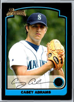 2003 Bowman Draft Picks & Prospects Casey Abrams #BDP59 Rookie