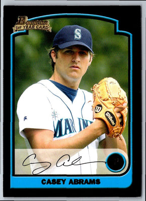 2003 Bowman Draft Picks & Prospects Casey Abrams #BDP59 Rookie