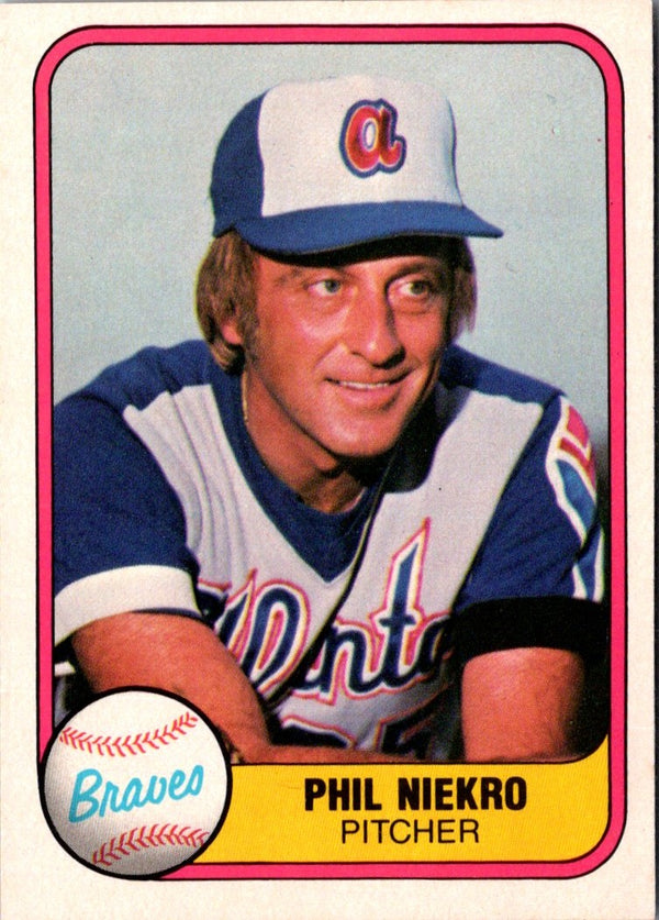 1981 Fleer Phil Niekro #242