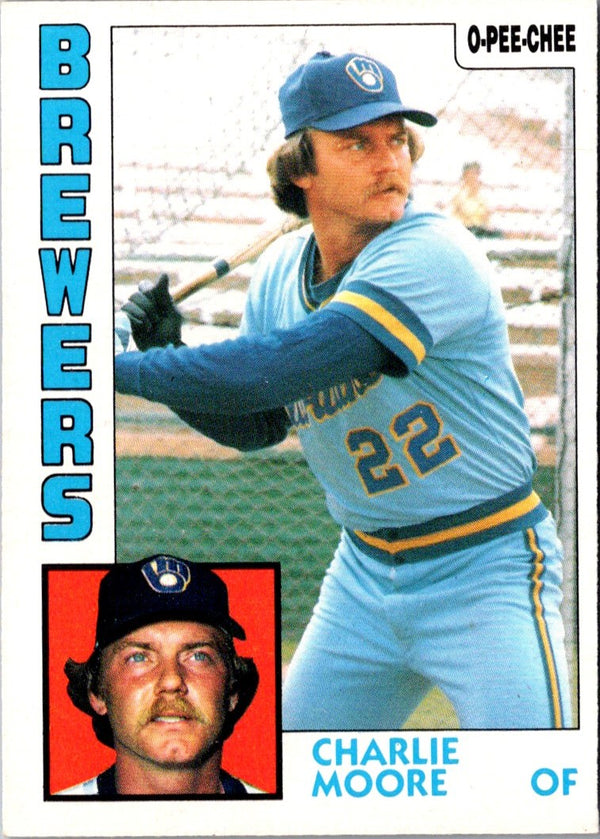 1984 O-Pee-Chee Charlie Moore #138