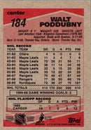 1989 Topps Walt Poddubny