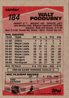 1989 Topps Walt Poddubny #184