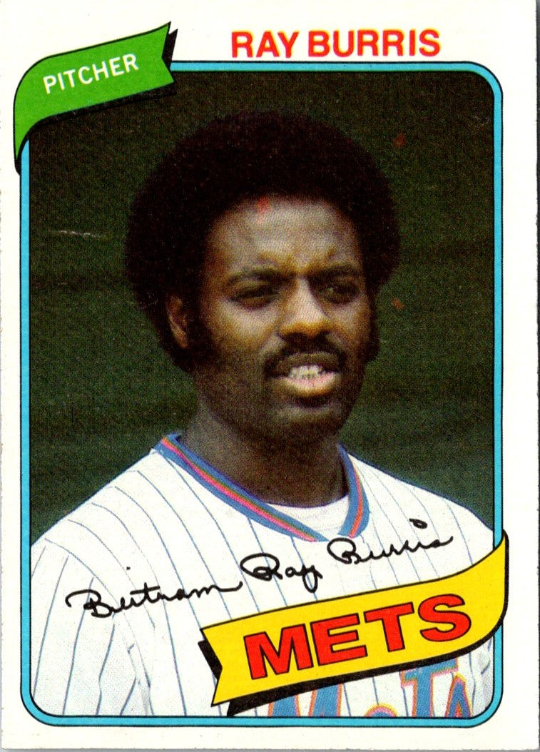 1980 Topps Ray Burris