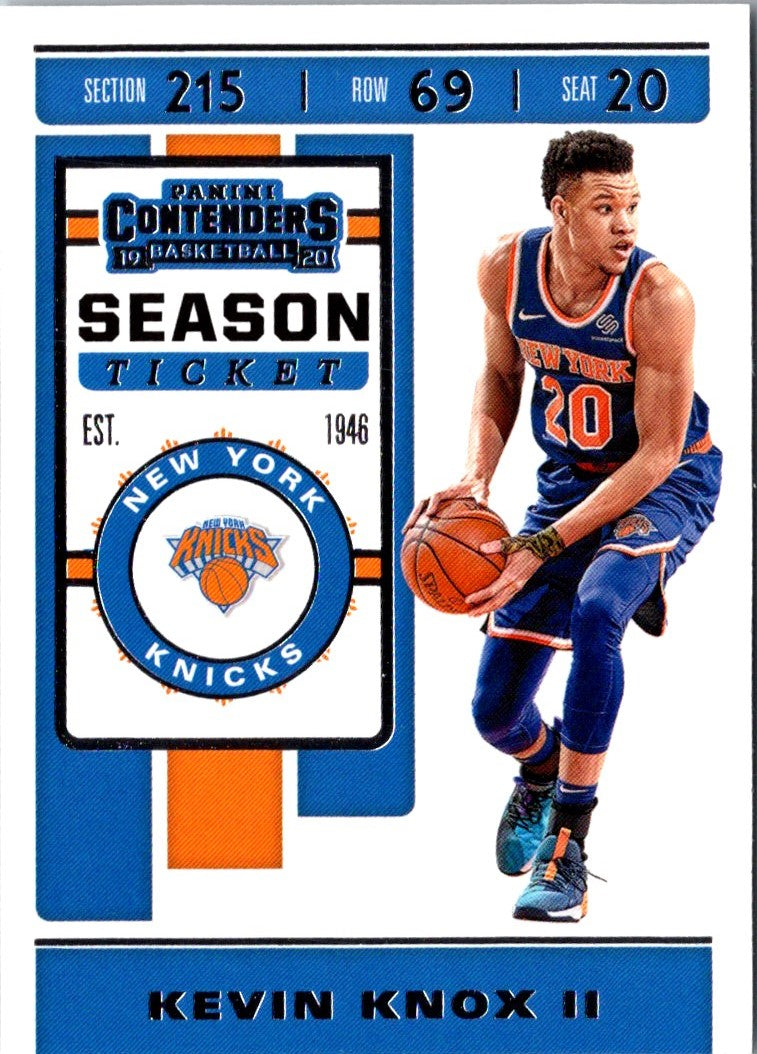 2019 Panini Contenders Kevin Knox II