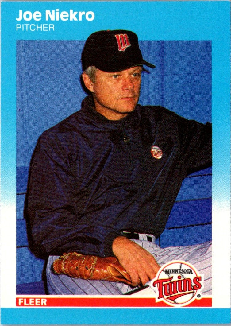 1987 Fleer Update Glossy Joe Niekro