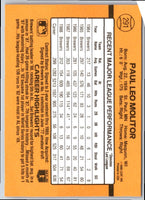1989 Donruss Paul Molitor #291